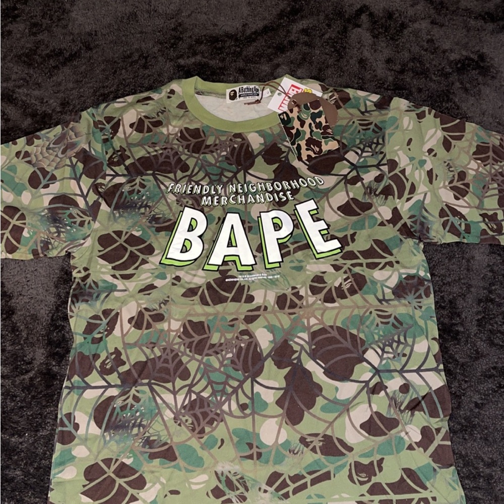 Bape X SpiderMan Shirt